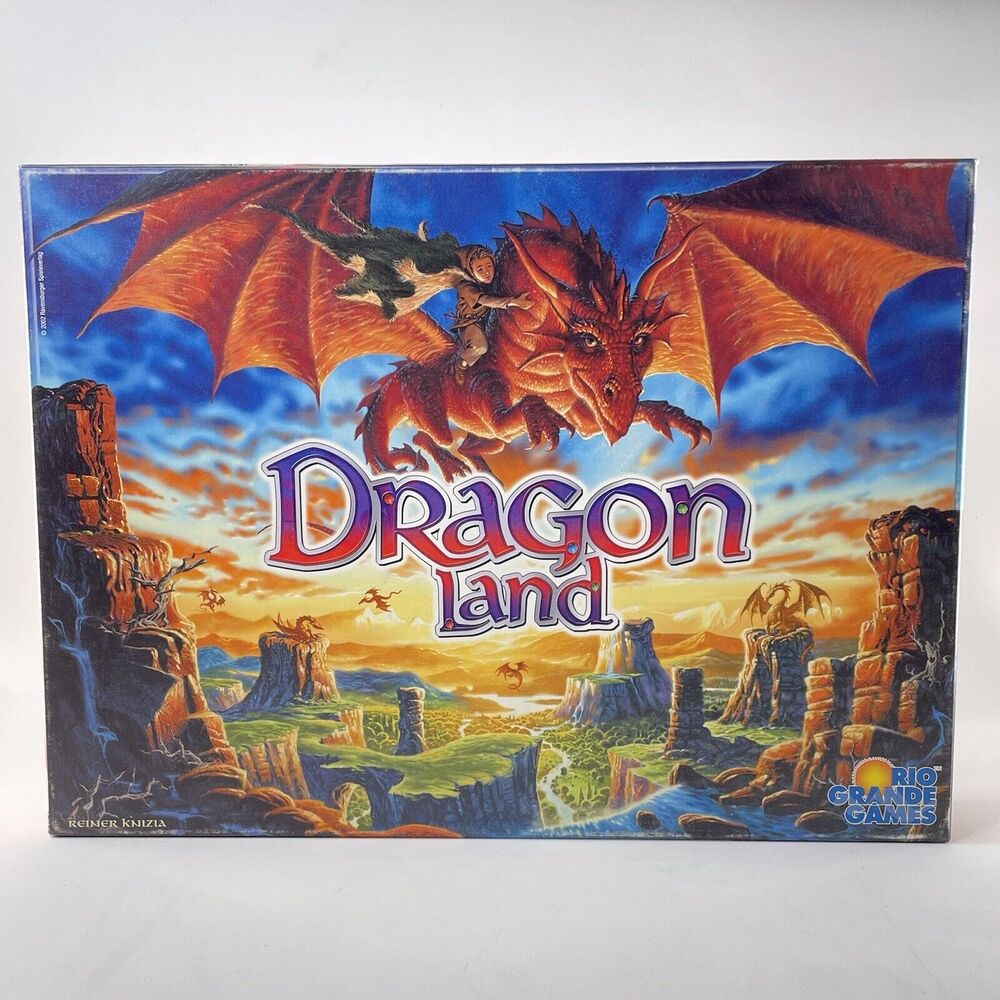 Vintage Dragon Land Board Game